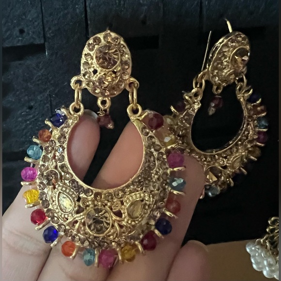 Multicolor earrings - Picture 2 of 2